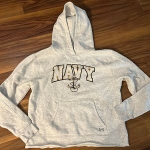 Under Amour Navy Branded Sweatshirt
